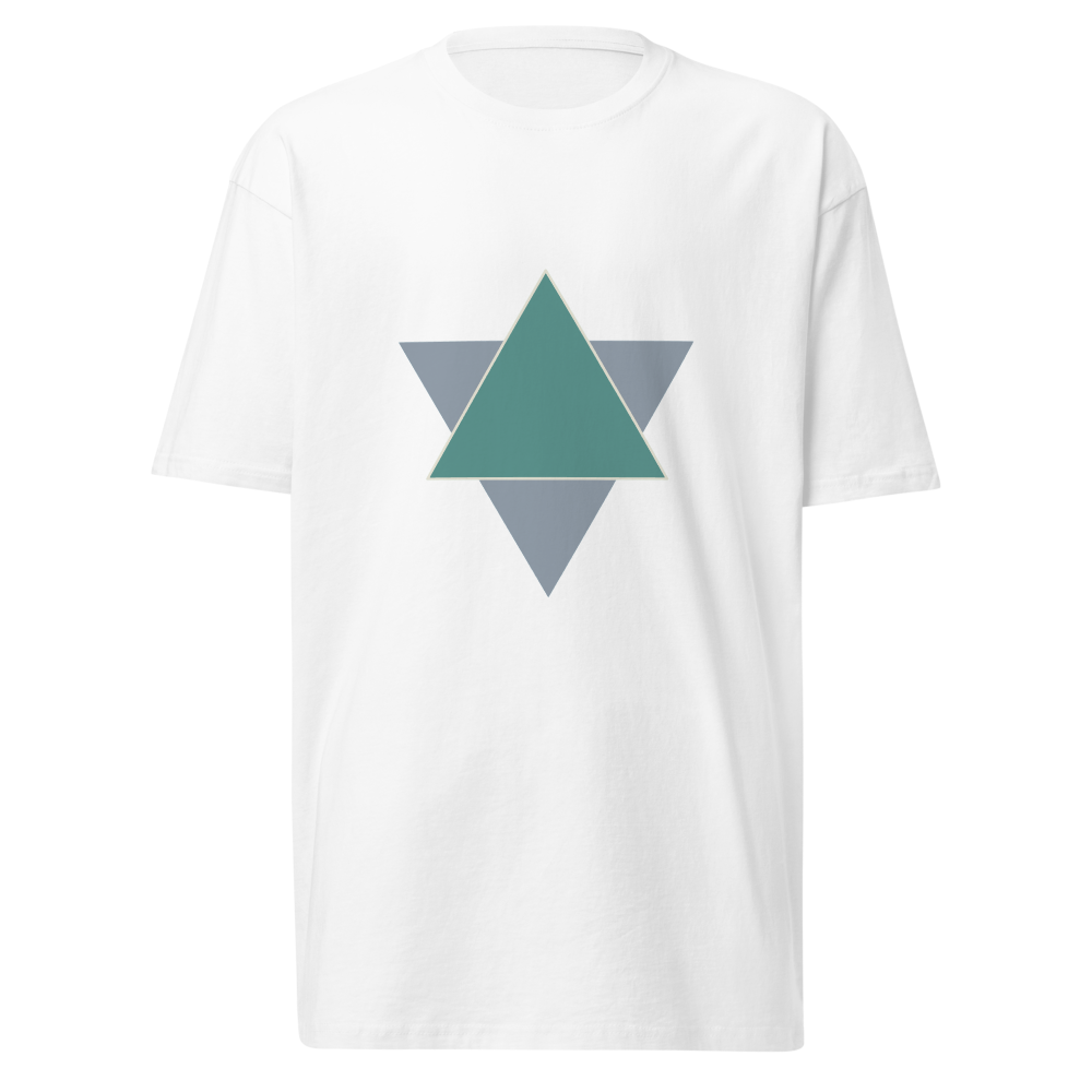 Geometric Star Men's Premium Heavyweight Tee