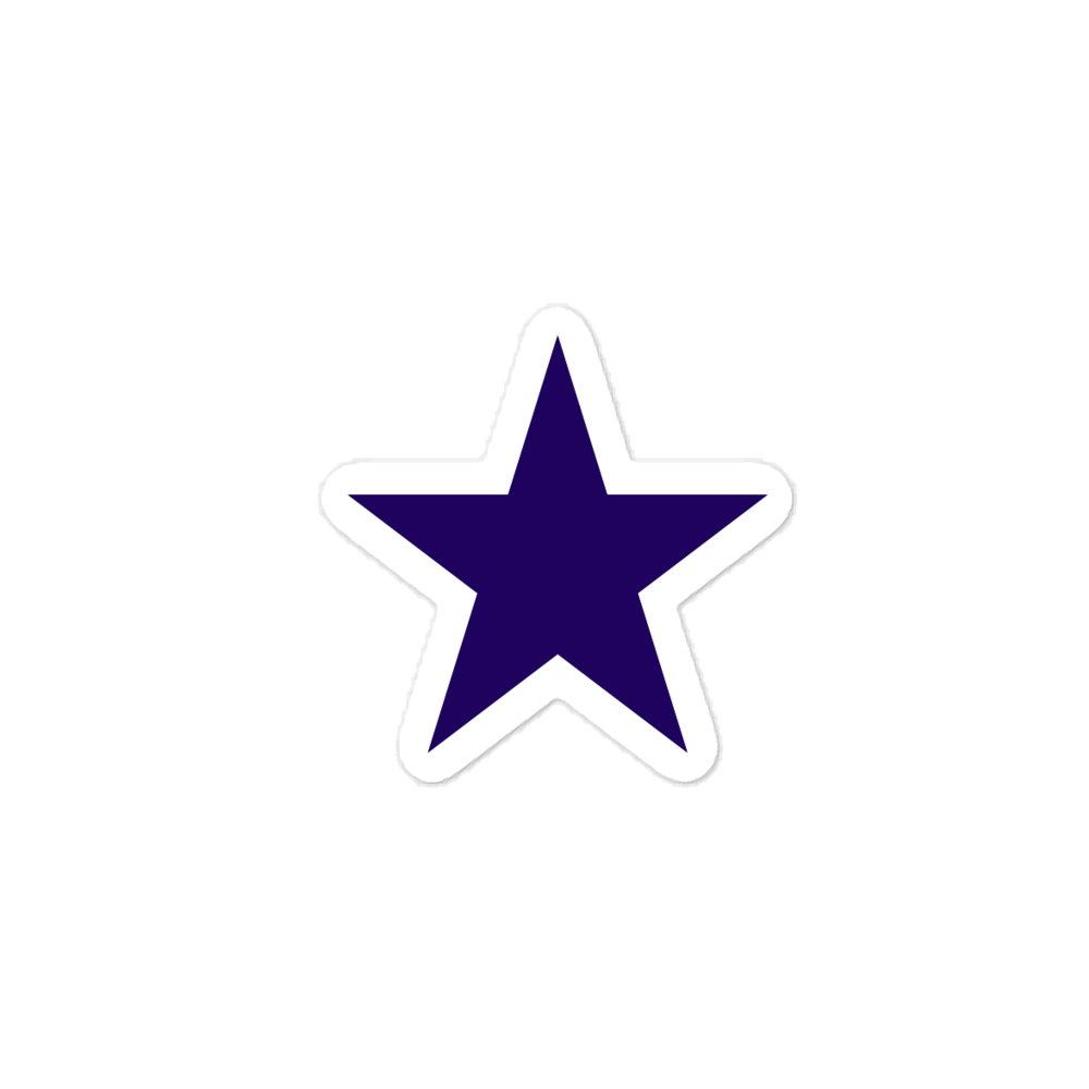 Blue Star Sticker