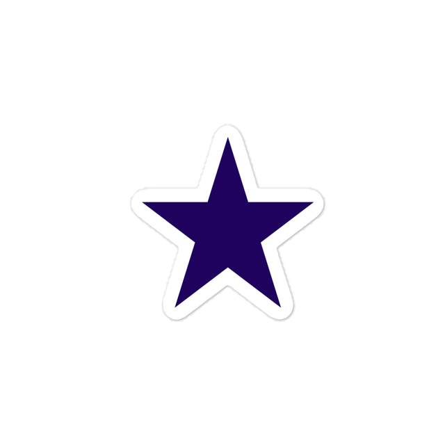 Blue Star Sticker