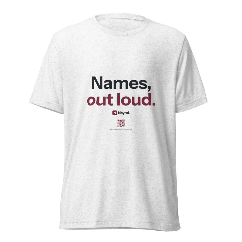 Naymi — Names Out Loud Tee