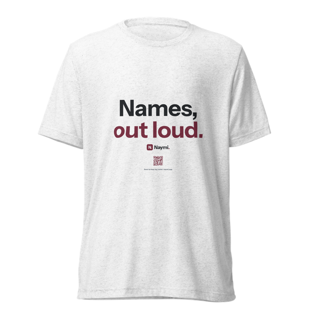 Naymi — Names Out Loud Tee