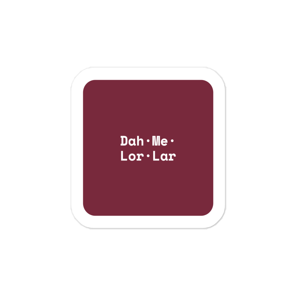 Naymi — Dah·Me·Lor·Lar Sticker