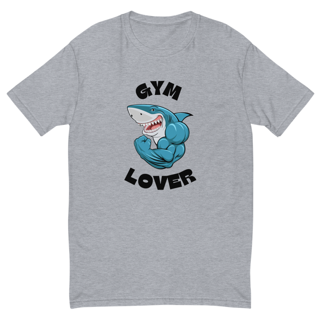 Gym Lover Shark T-Shirt - Funny Workout Shirt for