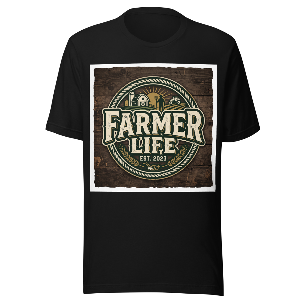 Vintage Farmer Life Tractor T-Shirt