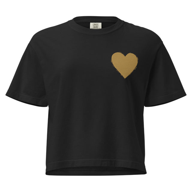 AESTHETIC SMUDGED HEART T-SHIRT