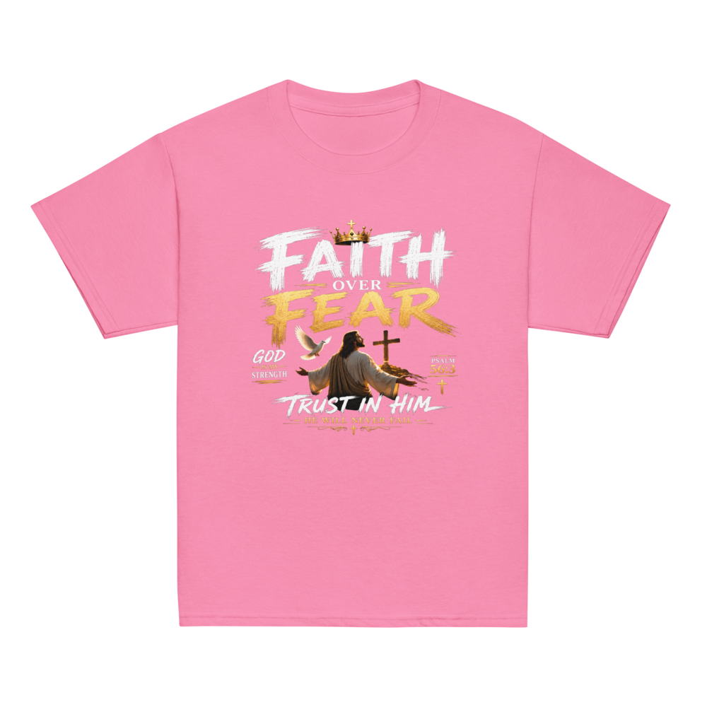 Faith Over Fear Youth Classic Tee ✝️ | Christian K