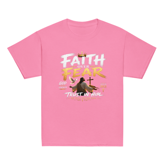 Faith Over Fear Youth Classic Tee ✝️ | Christian K