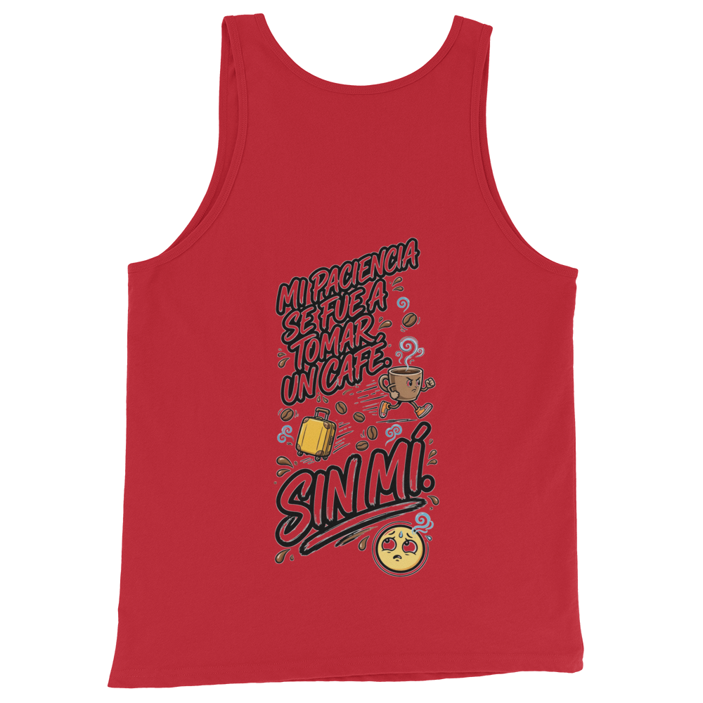 Camiseta Mi Paciencia Se Fue a Tomar un Café Sin M