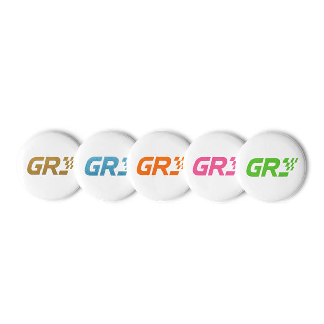GRL Pin Badges (Set of 5)