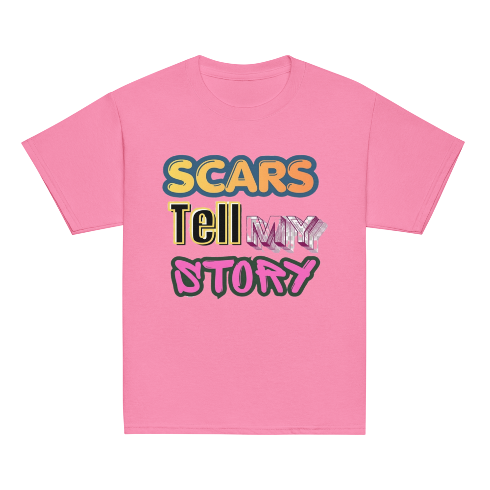 Scars Tell My Story Motivational Quote Shirt