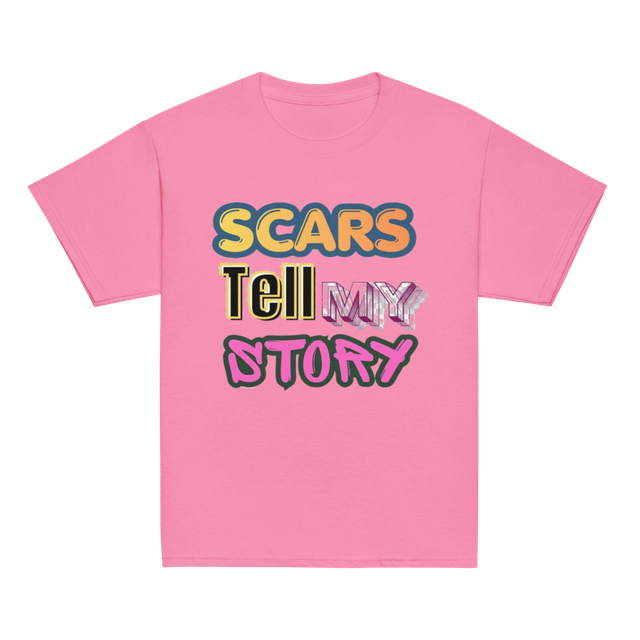 Scars Tell My Story Motivational Quote Shirt