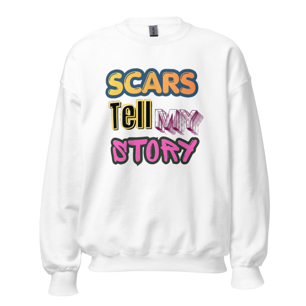 Scars Tell My Story Motivational Quote Shirt