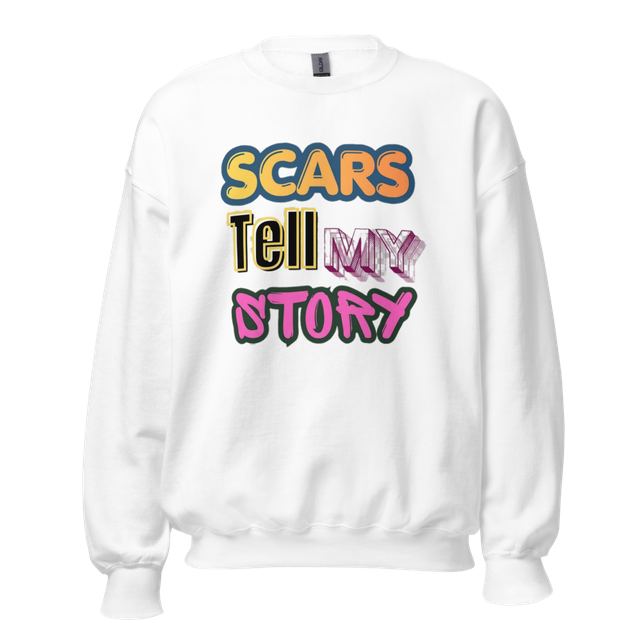 Scars Tell My Story Motivational Quote Shirt