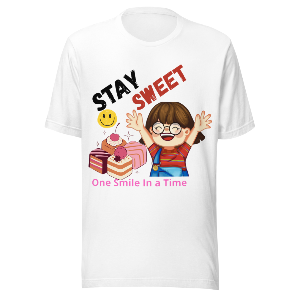 Stay Sweet One Smile At A Time Cute Kids Shirt