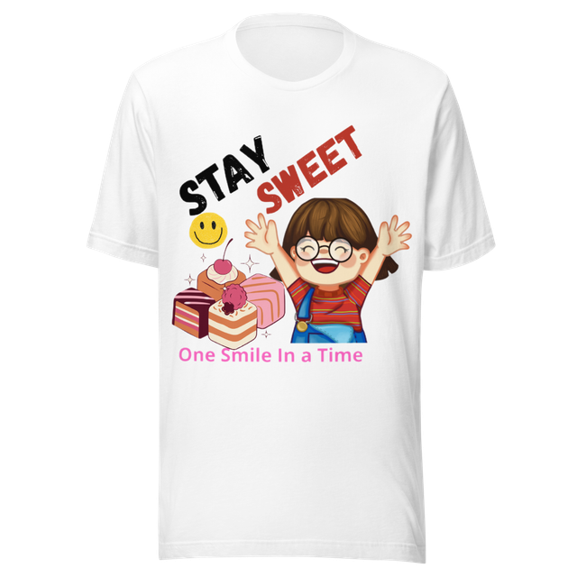 Stay Sweet One Smile At A Time Cute Kids Shirt
