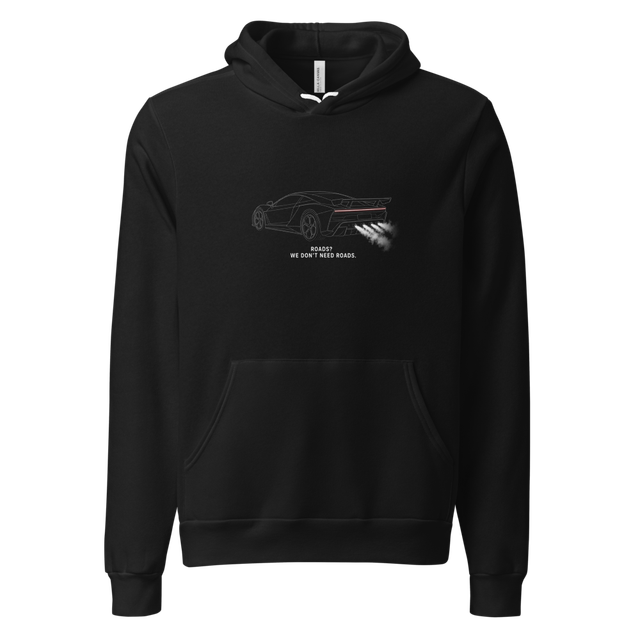 Space Car Flying Supercar Hoodie