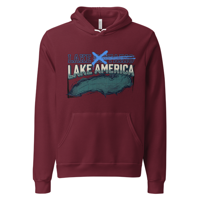 Lake America Hoodie (Maroon)