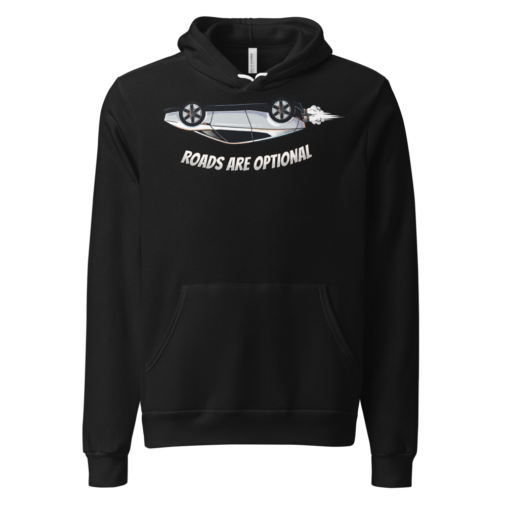 Roads Are Optional Flying Supercar Hoodie