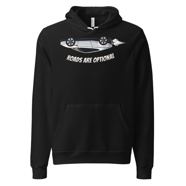 Roads Are Optional Flying Supercar Hoodie