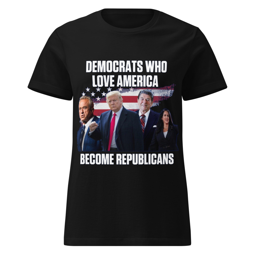 Democrats Who Love America Women's Tee (Colors)