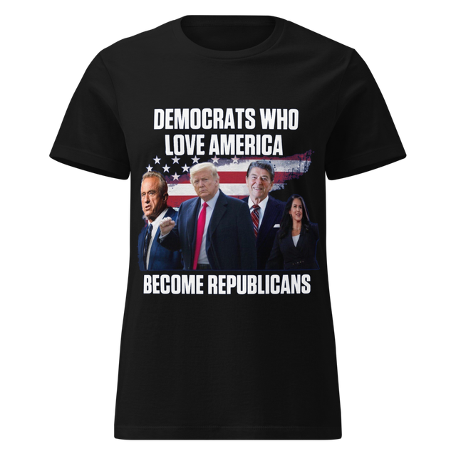 Democrats Who Love America Women's Tee (Colors)