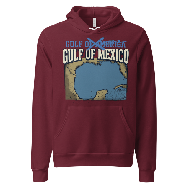 Gulf of Mexico Hoodie (Red, Maroon)