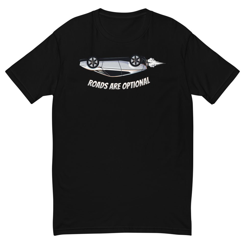 Roads Are Optional Flying Supercar Tee
