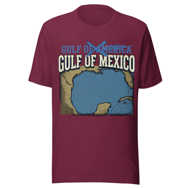 Gulf of Mexico Tee (Red, Maroon)