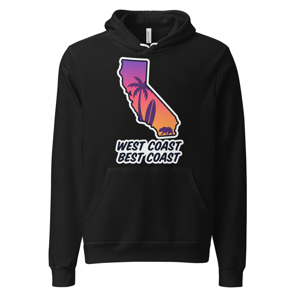 West Coast Best Coast California Hoodie