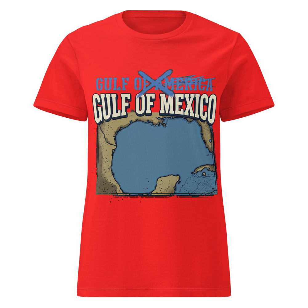 Gulf of Mexico Women's Tee (Red, Maroon)