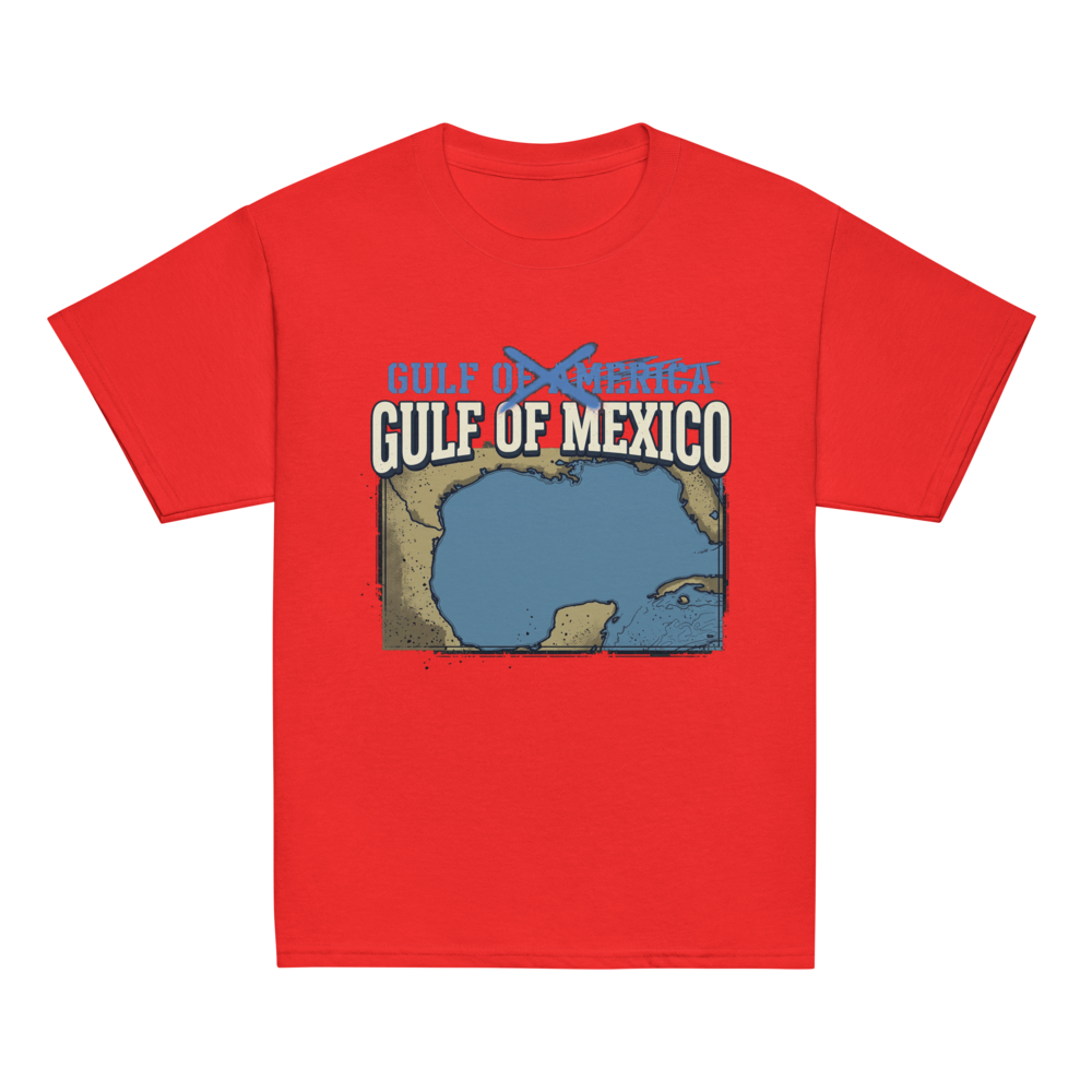 Gulf of Mexico Kids Tee (Red, Maroon)
