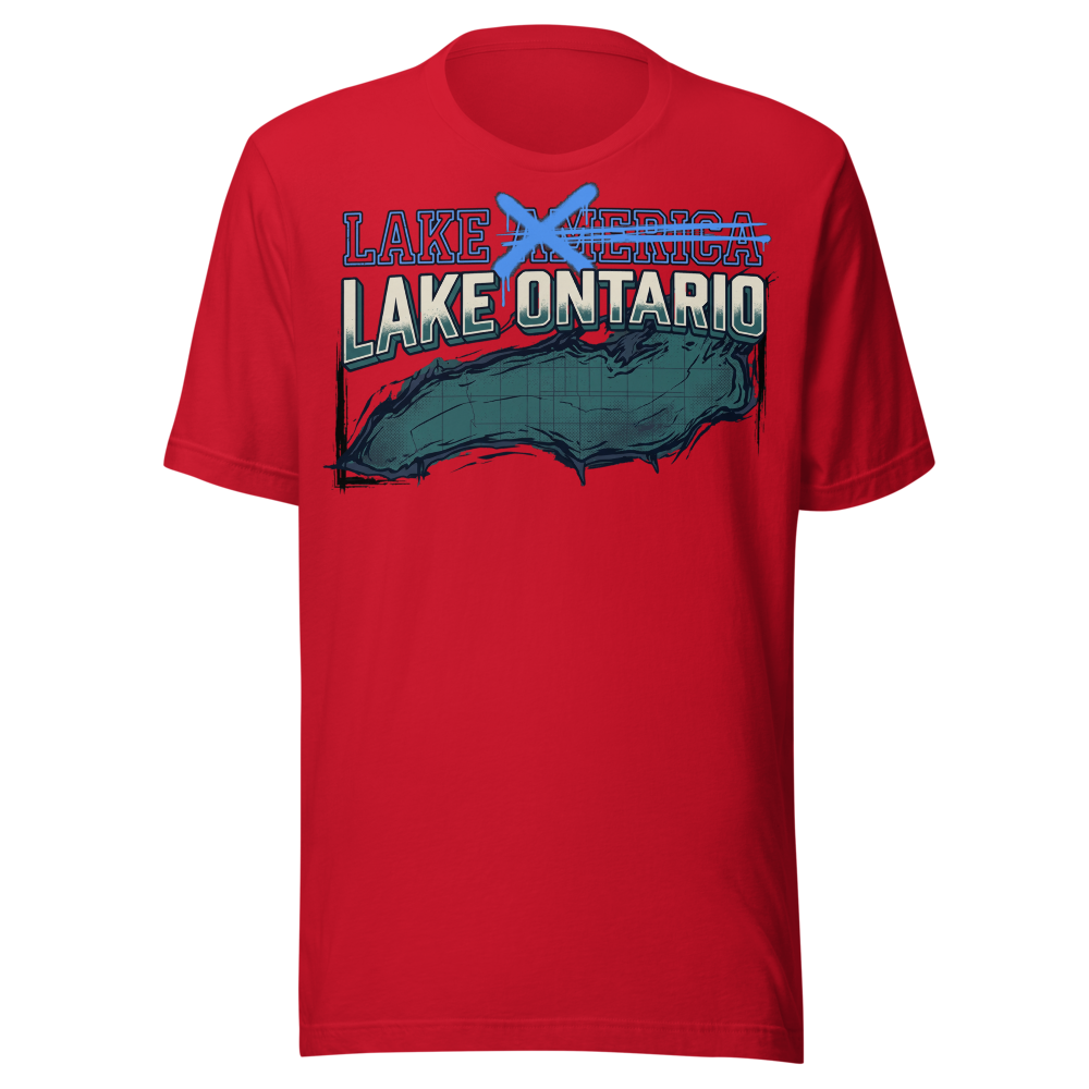 Lake Ontario Tee (Red, Maroon)