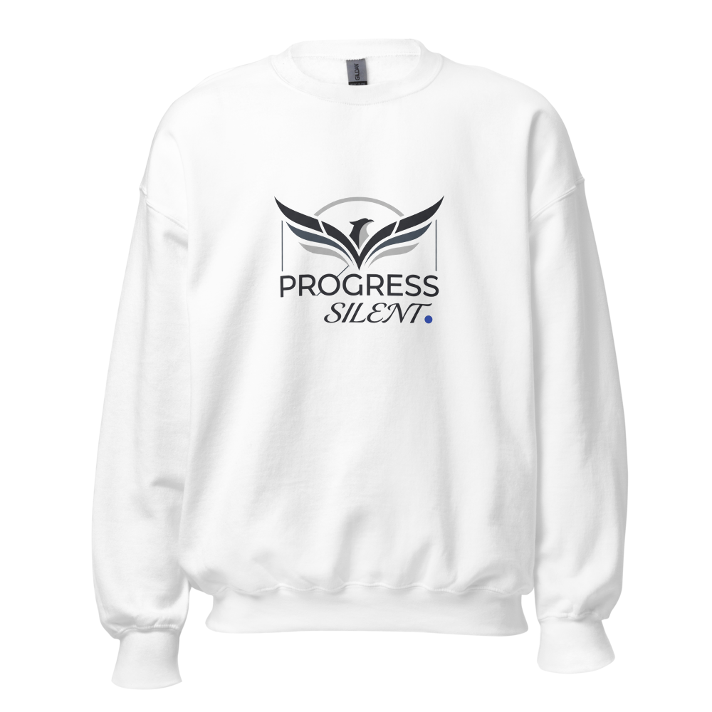 Sweatshirt Crew Neck Plain White