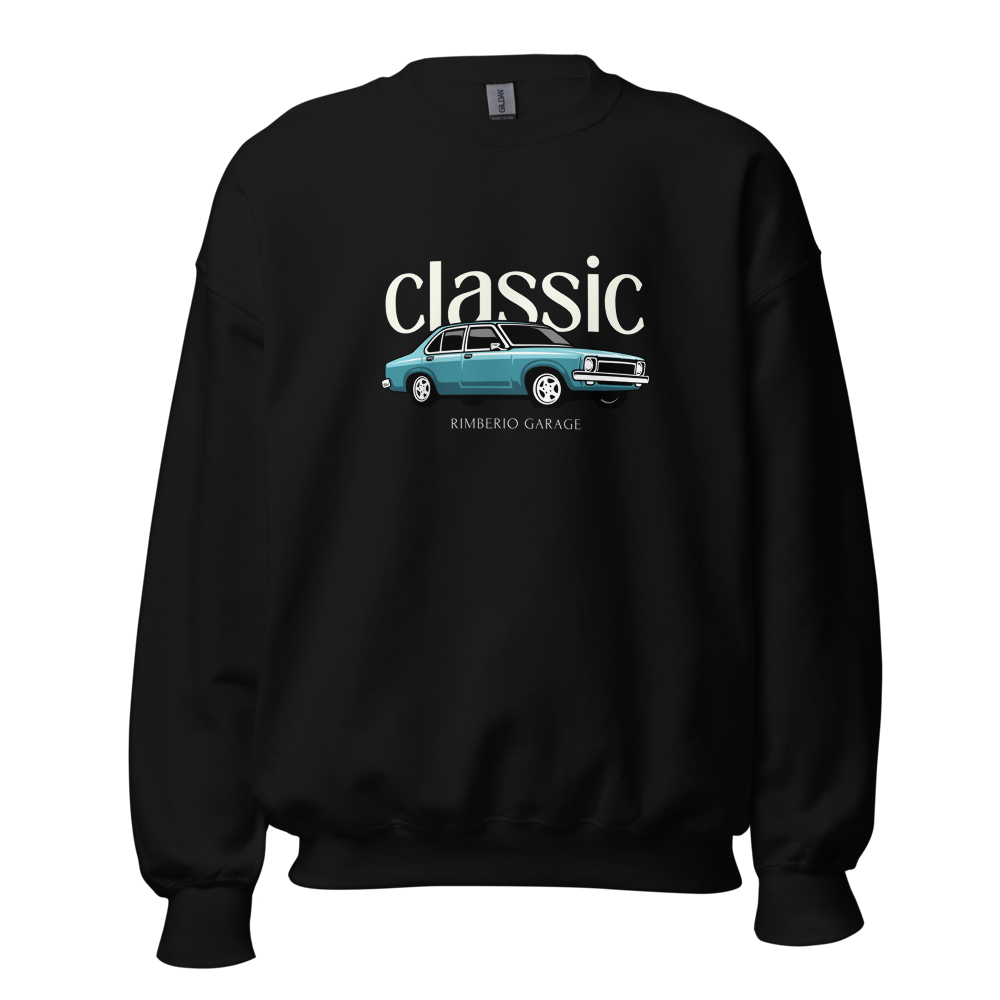  Crew Neck Sweatshirt black classic garage