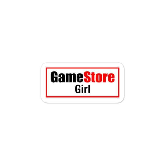 Game Store Girl Sticker