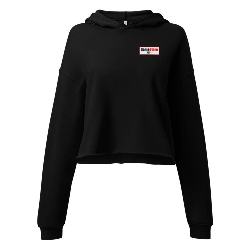Game Store Girl Cropped Hoodie