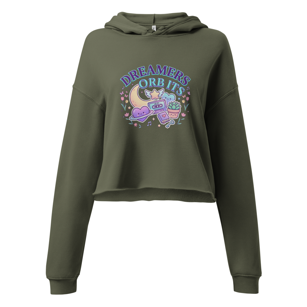 Dreamscape Cropped Hoodie – Cute Kawaii Graphic