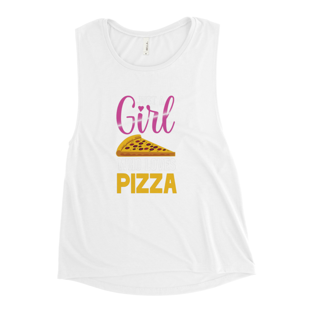 Girl Pizza Lover Graphic T-Shirt