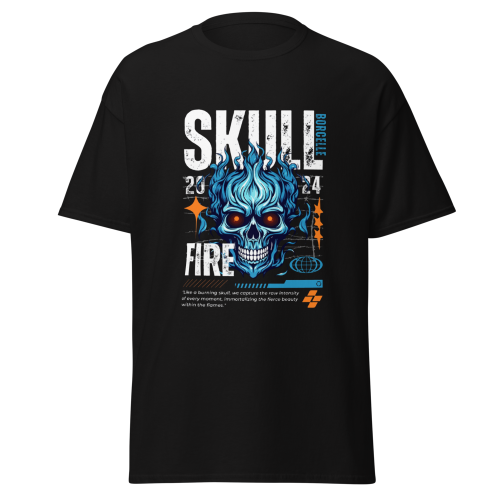 💀 Skull Fire Graphic T-Shirt | Bold Streetwear Te