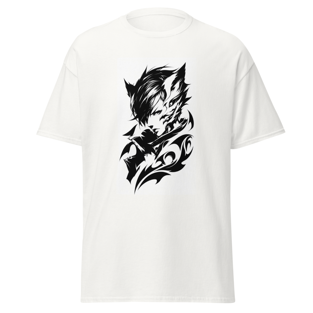 Shadow Fox Anime Tribal Tee