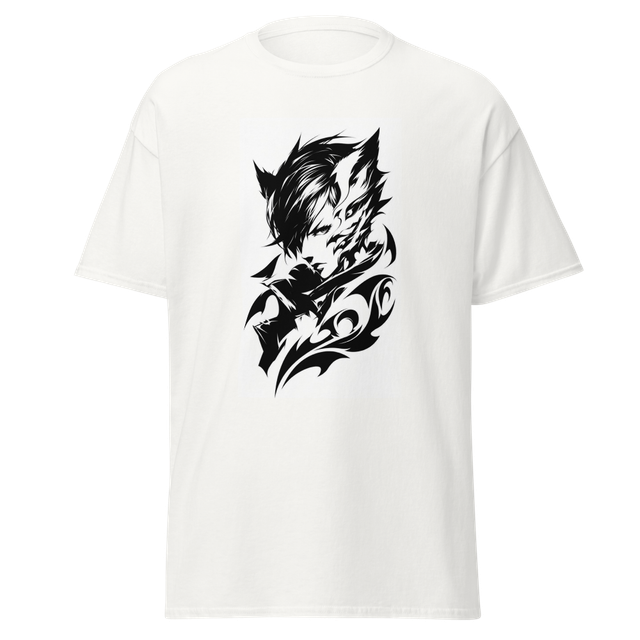 Shadow Fox Anime Tribal Tee