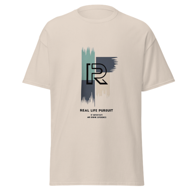 Real Life Pursuit Inspirational Graphic T-Shirt.