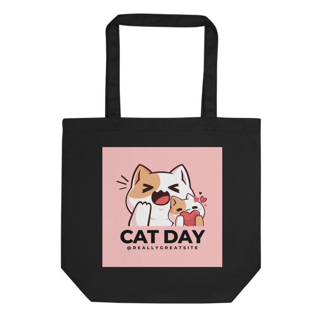 Cat Day Cute Kawaii Cat Tote Bag | Cat Lover Gift
