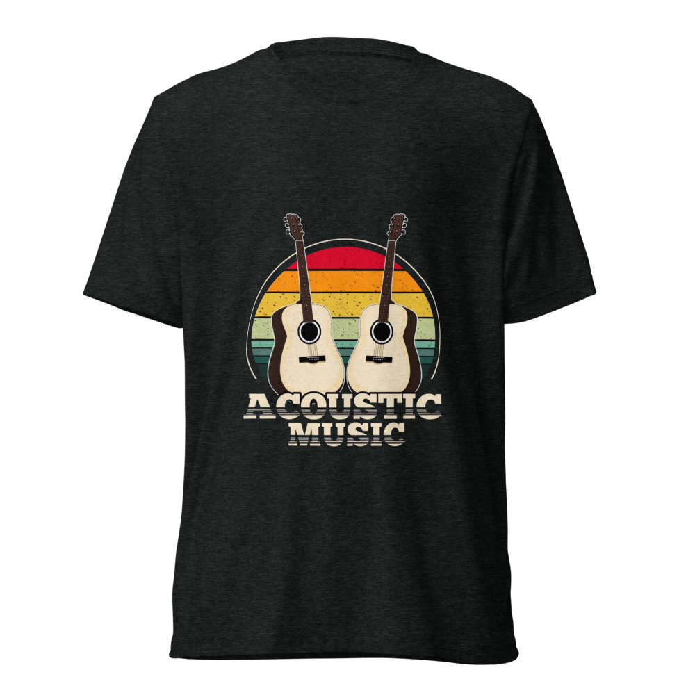 Acoustic Music Vintage Guitar T-Shirt