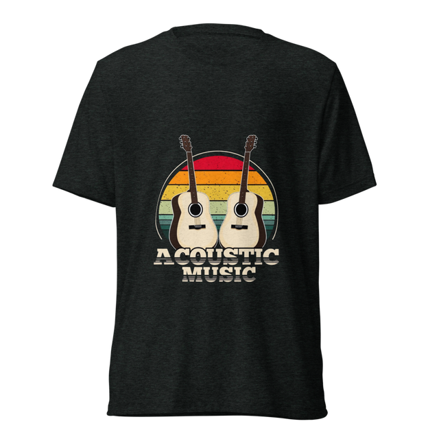 Acoustic Music Vintage Guitar T-Shirt