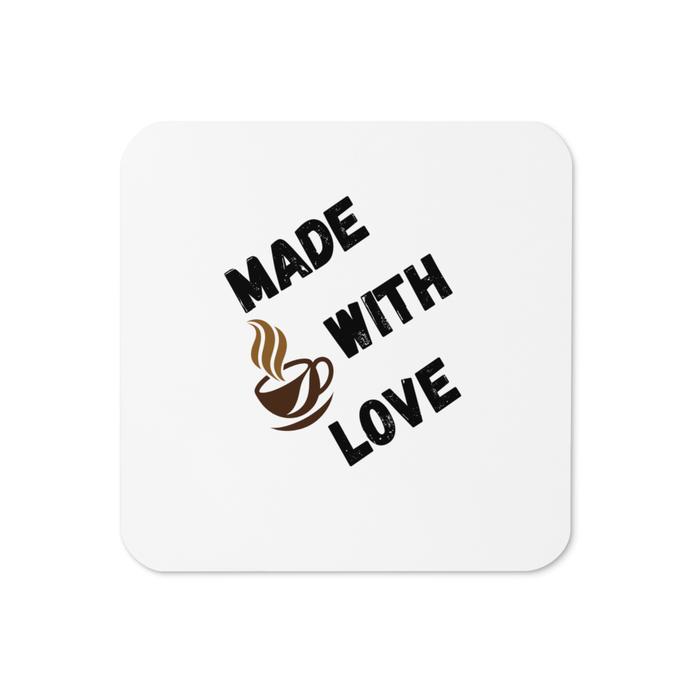 Made With Love" Minimalist Coasters Set