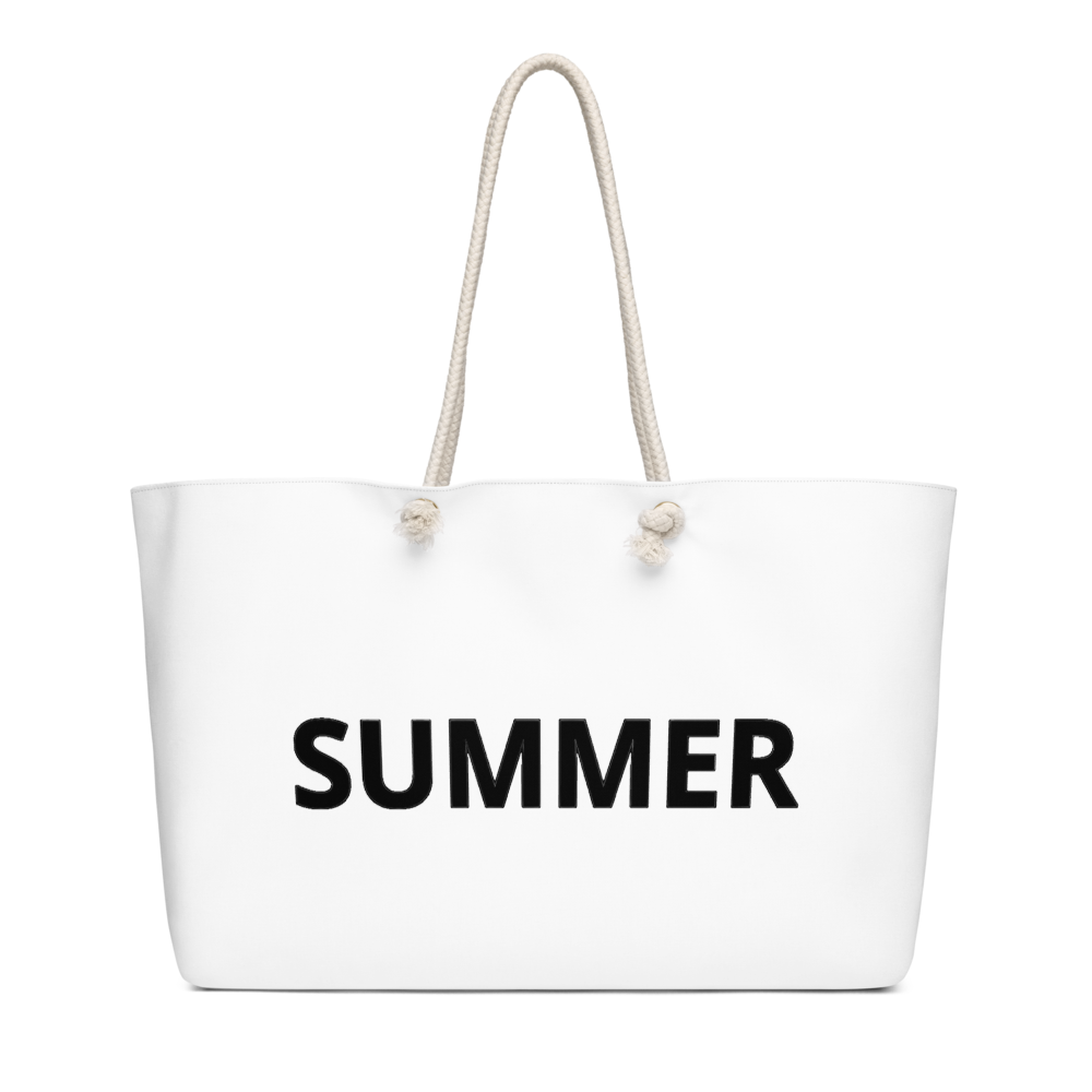 Minimalist Summer Vibes Weekend Tote Bag