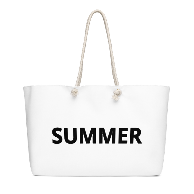 Minimalist Summer Vibes Weekend Tote Bag