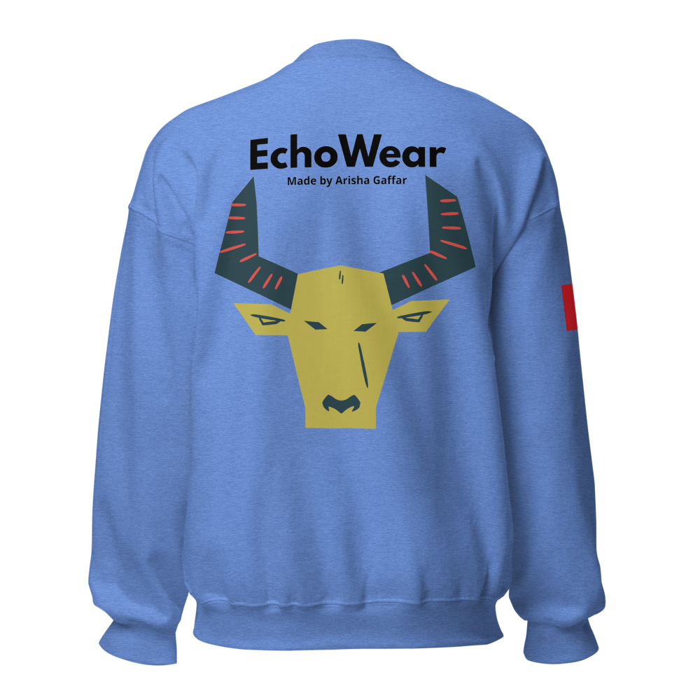 Echowear mascot with side marocco flag sweather