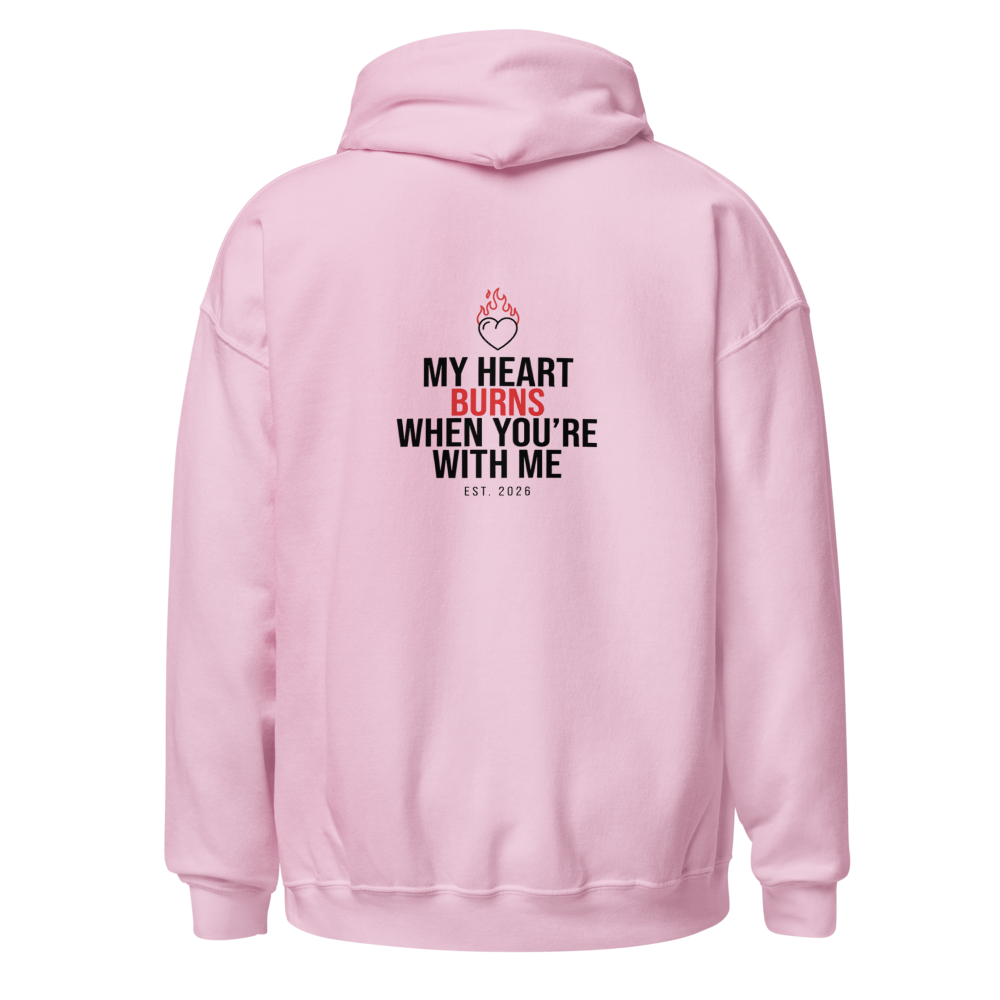 Heart Burns Graphic Hoodie